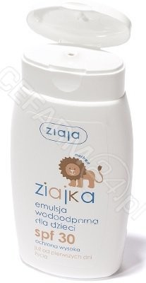 Ziaja Ziajka Słoneczna emulsja wodoodporna dla dzieci od pierwszych dni życia SPF30+ 125ml