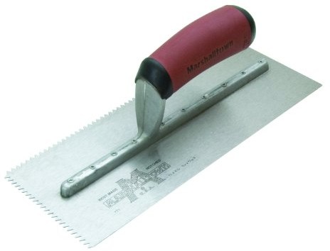 Marshalltown Mars hal Tinseltown  701SD V szpachle ząbkowane  rączce DuraSoft  M/t701sd M/T701SD