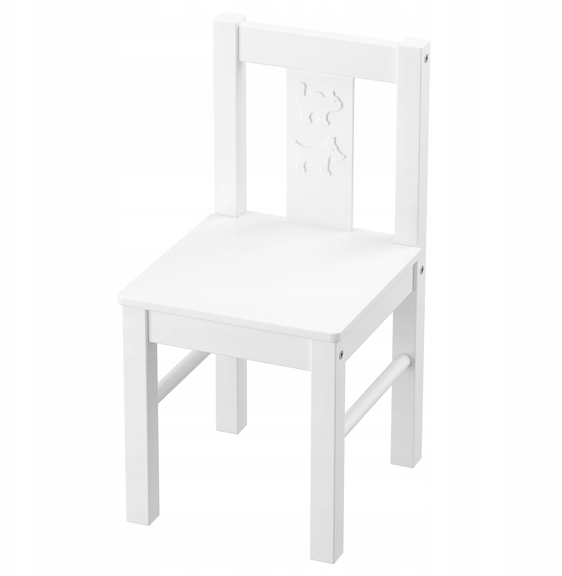 Ikea Kritter Krzesełko dziecięce biały