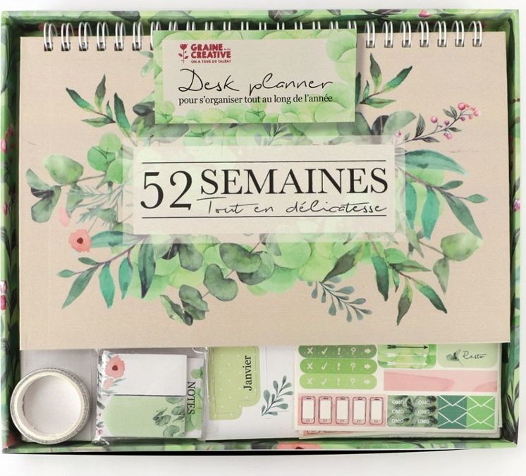 Graine Creative Graine Creative Planer na biurko Motywy Botaniczne GC-517821