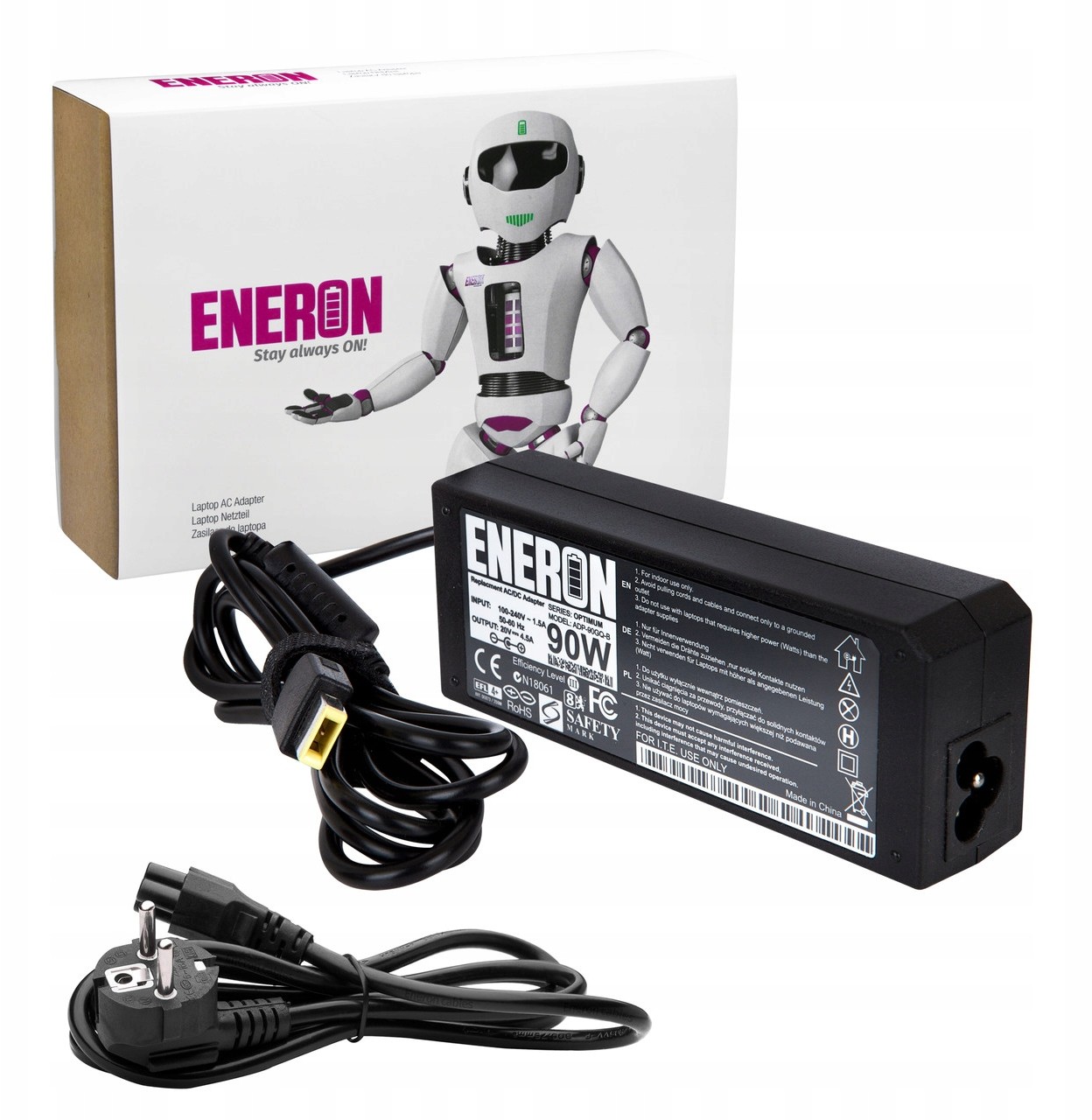 Lenovo Zasilacz do laptopów 20V 4.5A 90W Slim Tip