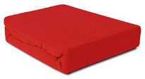 Darymex Prześcieradło Frotte z gumką czerwone 120x200 dx-120-pft-016
