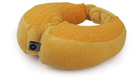 ROLLERSY Poduszka podróżna dla niemowląt/poduszka pod kark/zagłówek zamocowany magnesami, 2-6 lat, kolor: MUSTARD