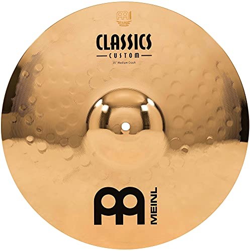 Meinl Cymbals Classics niestandardowy średni Crash - 38 cm błyszczące wykończenie (CC15MC-B) CC15MC-B