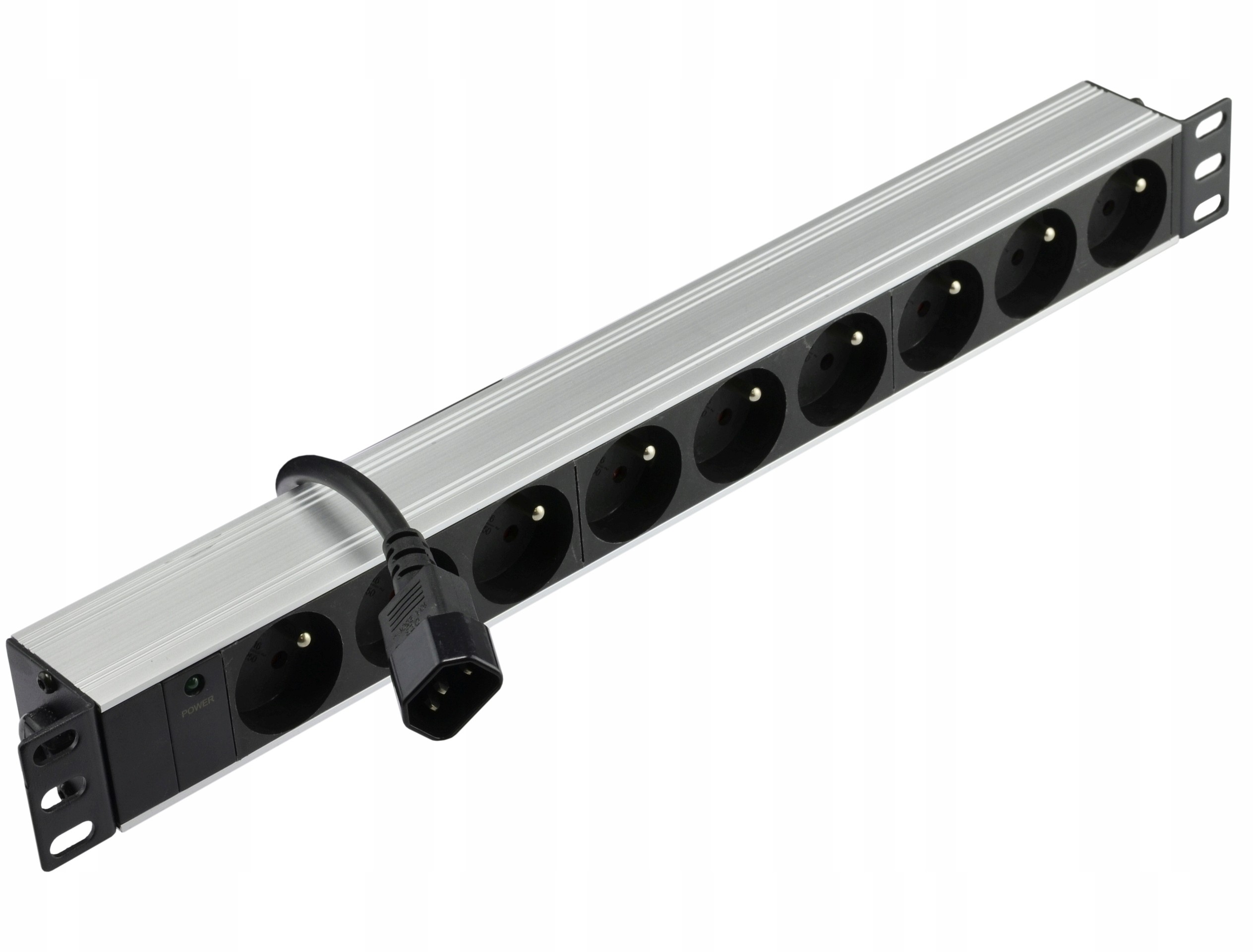 Neku Listwa zasilająca Rack 19'' 9 gn wtyk Ups C14