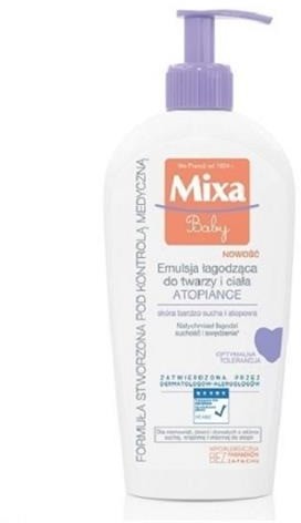 MIXA Baby łagodząca emulsja do twarzy i ciała do skóry bardzo suchej i atopowej 400ml 44732-uniw