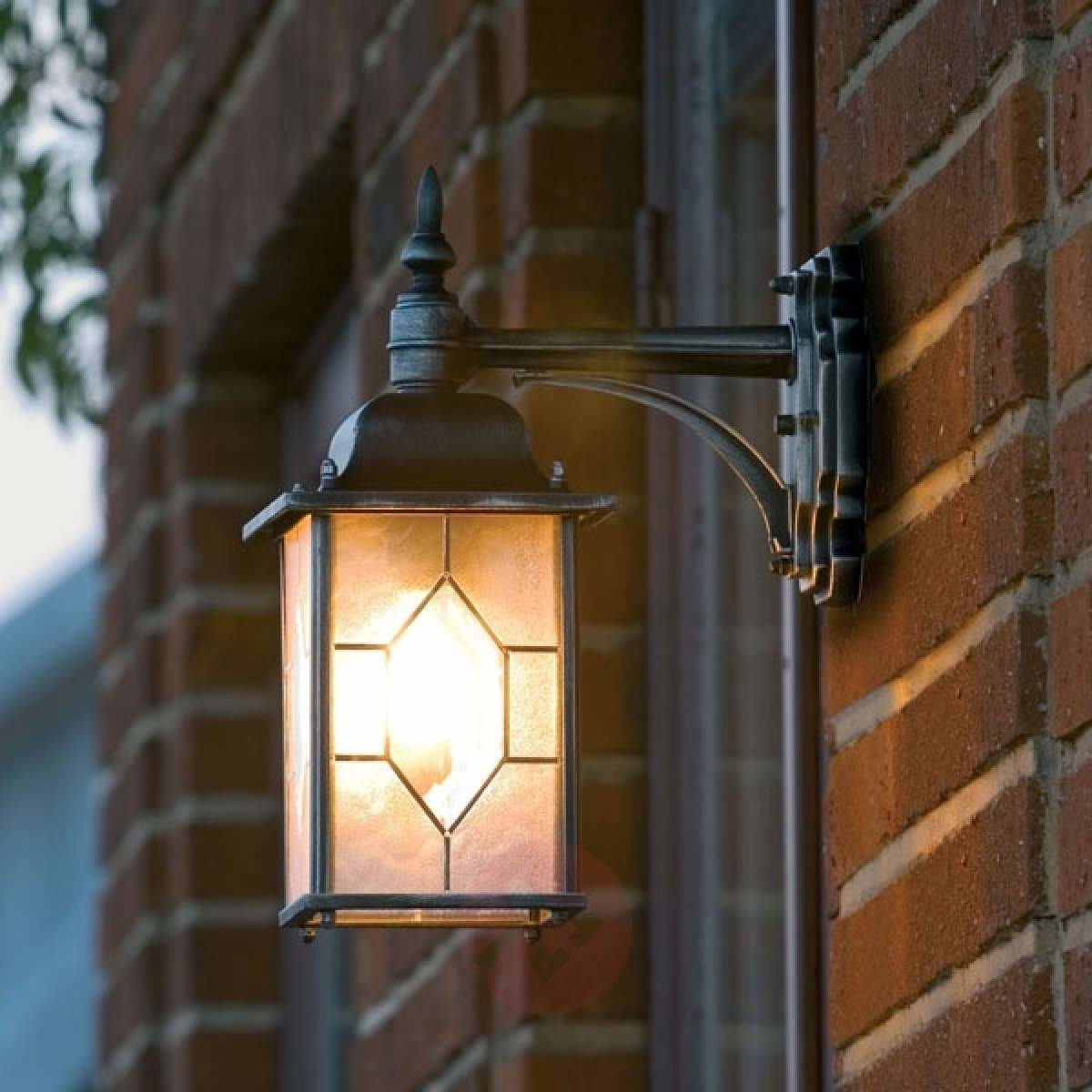Konstsmide Milano lampa ścienna Czarny, 1-punktowy 7248-759-DO1