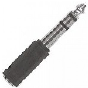 PROEL AT165 Adapter ABS: gniazdo 3,5mm stereo jack - 6,3mm wtyk stereo jack AT165