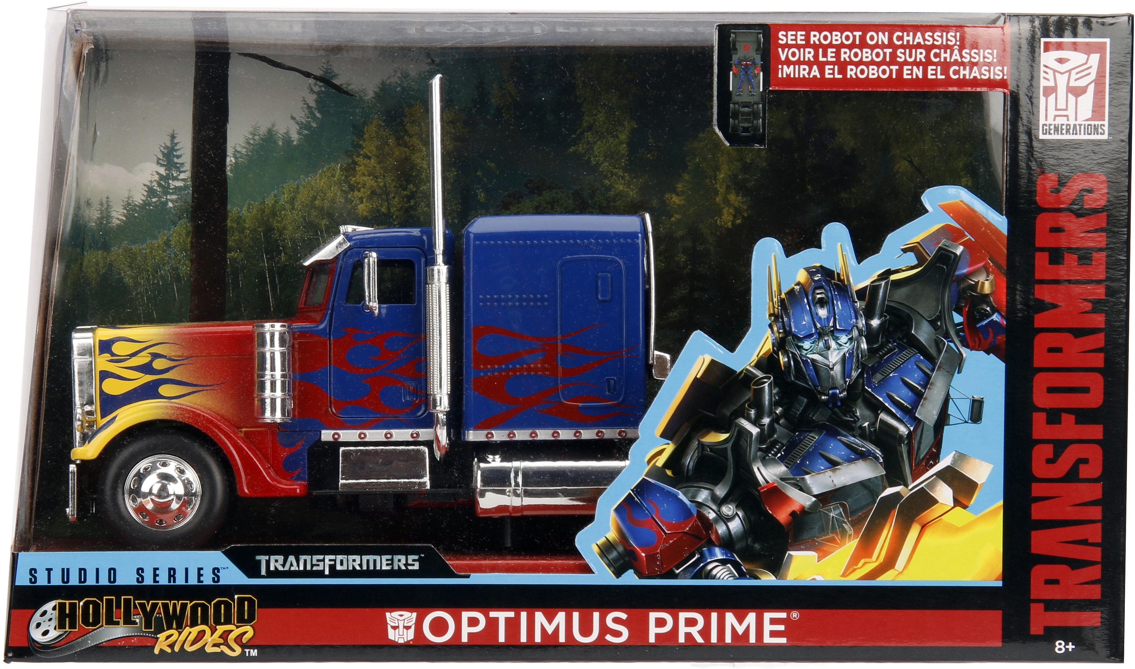 Jada pojazd kolekcjonerski Transformers T1 Optimus Prime 1:24 4006333065507