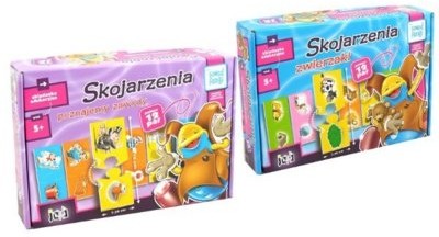 Jawa Skojarzenia Zwierzaki Układanka GRA-07
