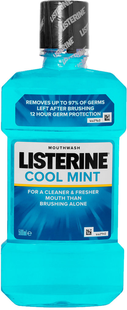 Listerine Listerine Cool Mint płyn do płukania jamy ustnej odświeżający oddech 500 ml