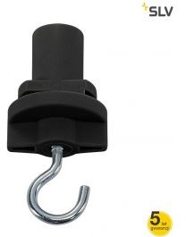 SLV SPOTLINE Adapter-hak do S-TRACK 3f track czarna 175190