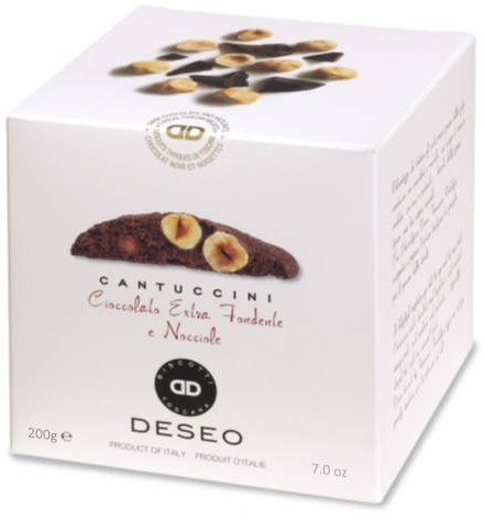 DESEO DESEO Cantuccini czekolada i orzechy laskowe 200g 58.101.CDCO