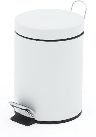 V-Part VB 222203 kosz kosz na śmieci z pedałem 3 litrów, biały VB 222203