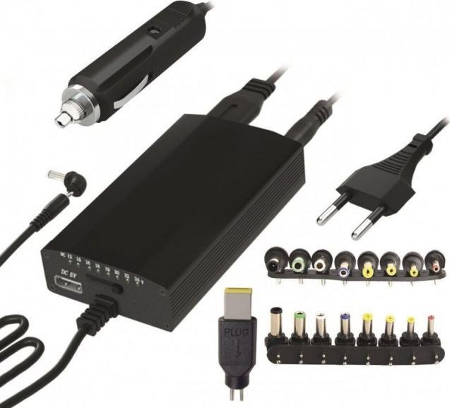 Msonic Ładowarka Zasilacz uniwersalny MY3449K AC/DC 100W 9 wtyczek USB MY3449K