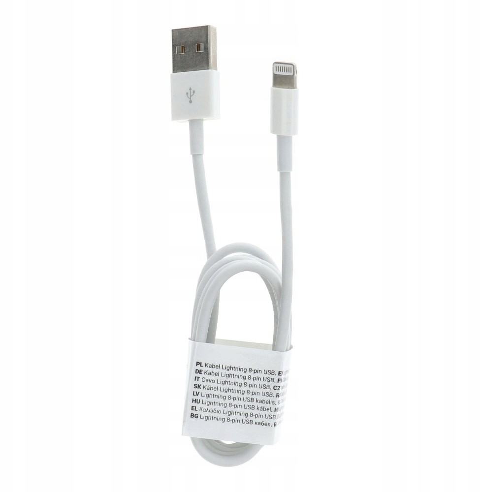 Zdjęcia - Kabel  USB do iPhone Lightning 8-pin C601 1 metr biały