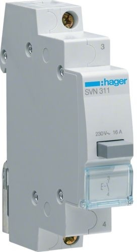Hager Przycisk sterowniczy SVN341 16A 2R SVN341