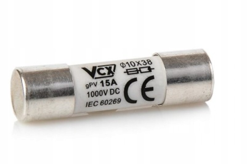 Wkładka Bezpiecznikowa 10x38 25A 1000V DC gPV