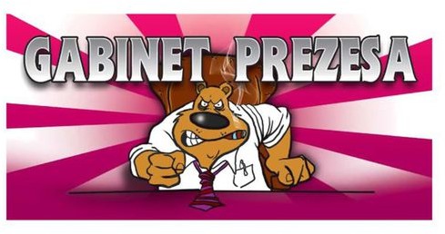 Znak informacyjny GABINET PREZESA