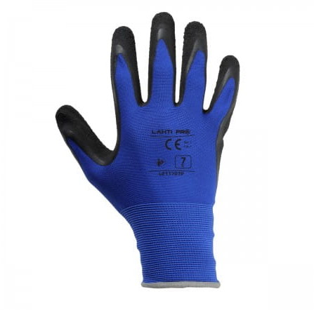 LAHTI PRO Rękawice robocze powlekane lateksem L2117 11 XXL) L211711K