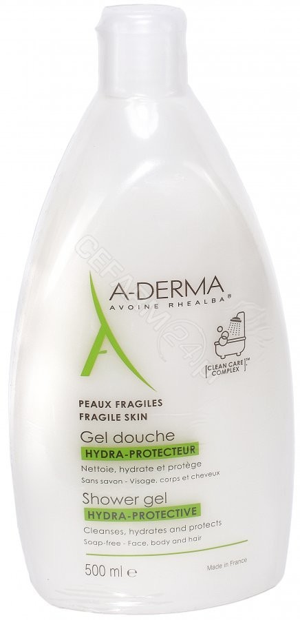 A-Derma Hydra-Protective nawilżający żel pod prysznic 500 ml