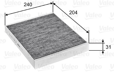 VALEO Filtr kabinowy 715752