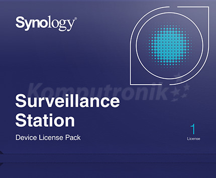 Synology Licencja do obsługi kamer 1 kamera BOX (LICENSEPACKFOR1)