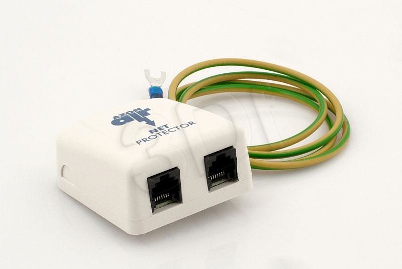 Axon HSK DATA [Air Net Protector] - sieciowe zabezpieczenie przeciwprzepięciowe dla linii zewnętrznych (1 kanał dla sieci 10/100/1000 Mb/s, UTP/STP, plastikowy) W0011