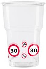 FOL Kubeczki przezroczyste Znak zakazu 30tka 350 ml 10 szt F28230
