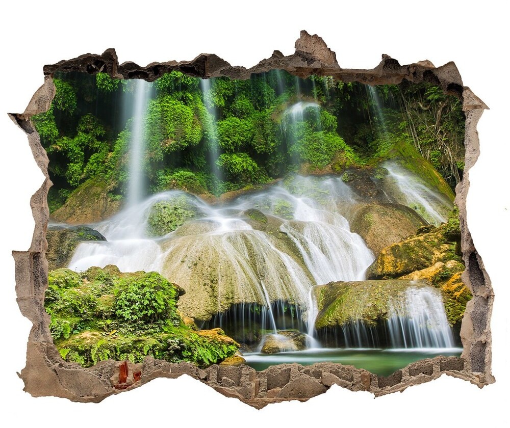 Wallmuralia.pl Samoprzylepna naklejka beton Wodospad
