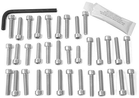 Pro-Bolt Pro-Bolt EHO087 aluminiowy zestaw śrub silnikowych do Honda CBR F 600, srebrny, 52811