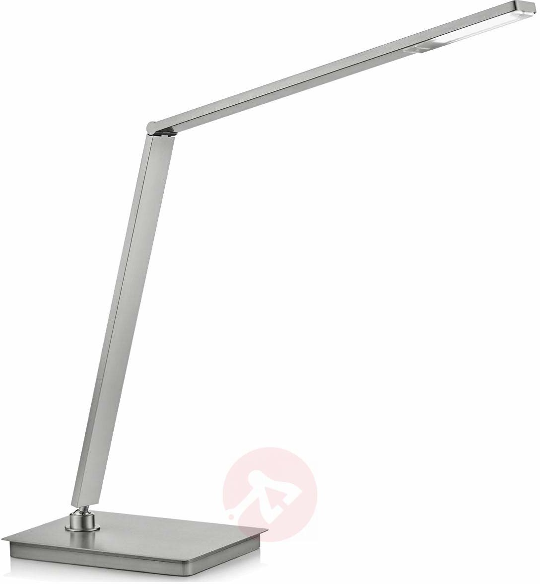 KNAPSTEIN Lampka biurkowa LED Omar, czujnik do ściemniania