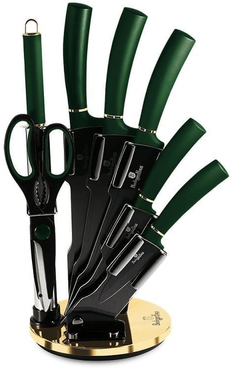 Berlingerhaus Zestaw noży bh-2563 emerald w stojaku BH-2563 Kinghoff