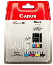 Canon CLI-551 C/M/Y/BK Multi Pack Blister 6509B009