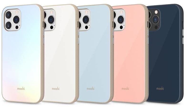 Moshi iGlaze Slim Hardshell Case - Etui iPhone 13 Pro Max (system SnapTo) (Pearl White) b2btrade-21266-0