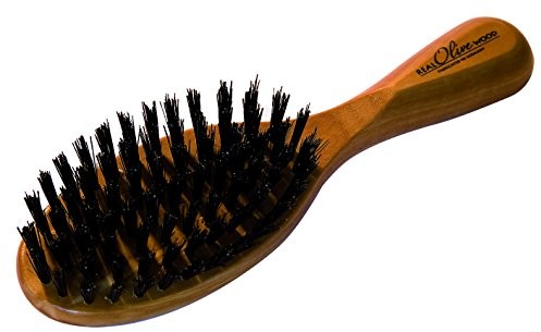 Croll & Denecke crollius & denecke 20266 szczotka do włosów, owalne z drewna oliwkowego 20266