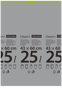 CLEAN Tescoma Tescoma Worki na odpady z taśmą ściągającą KIT 25 l, 15 szt. 900696.00
