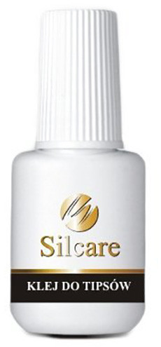 Silcare Klej z pędzelkiem do tipsów i ozdób Clear 7,5g 5906720569535