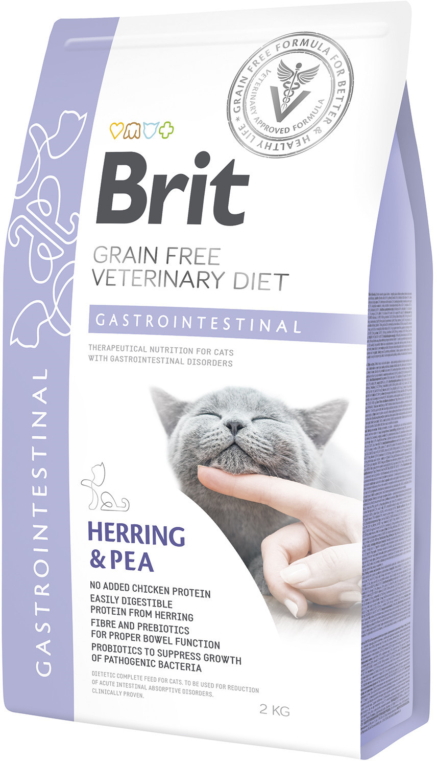 Brit VET Brit Veterinary Diet Gastrointestinal Herring&Pea Sucha Karma dla kota op 2kg