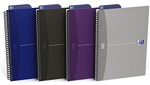 Oxford Wysokiej jakości spiralny bloku w formacie formatu B5 (iPad) ze stabilną podwójna spirala czarna 400090614