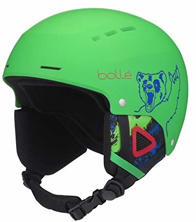 Bollé dzieci Quiz Ski hełmy, zielony 31735