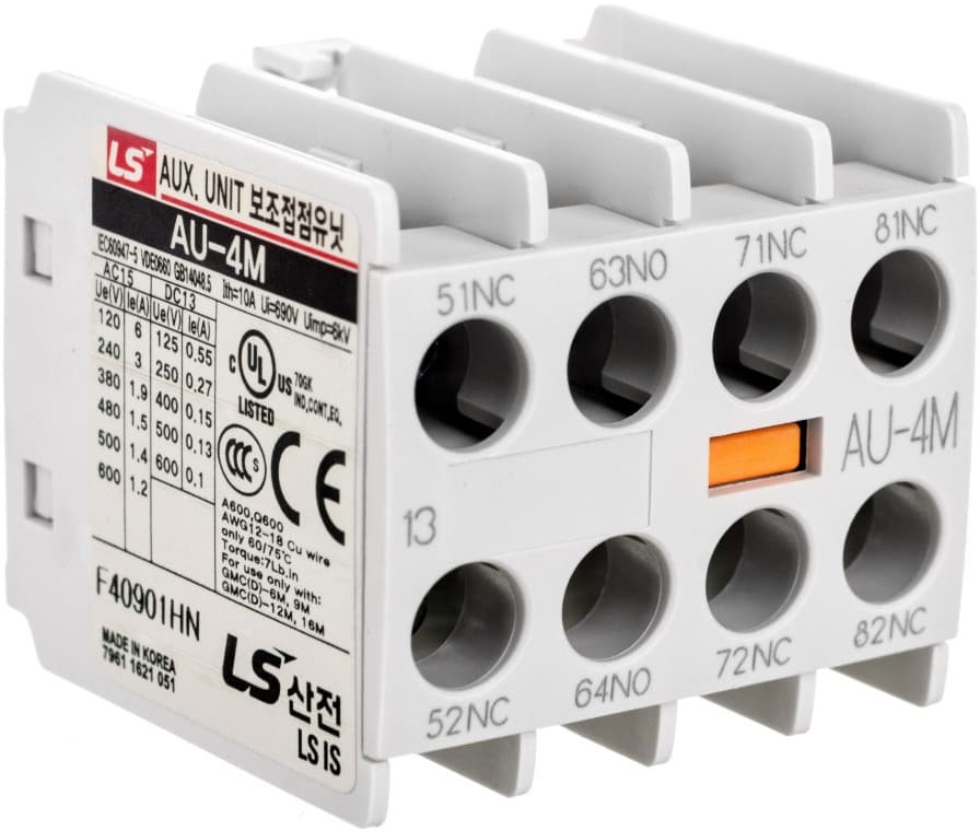 ANIRO LSIS Styki pomocnicze przednie 1z3r AU-4M 1a3b AU-4M 1a3b