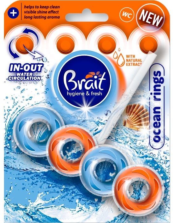Brait kostka do WC 40g Rings Ocean