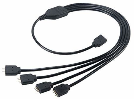 Akasa RGB kabel rozdzielający przypomnienie - 50 cm AK-CBLD04-50BK