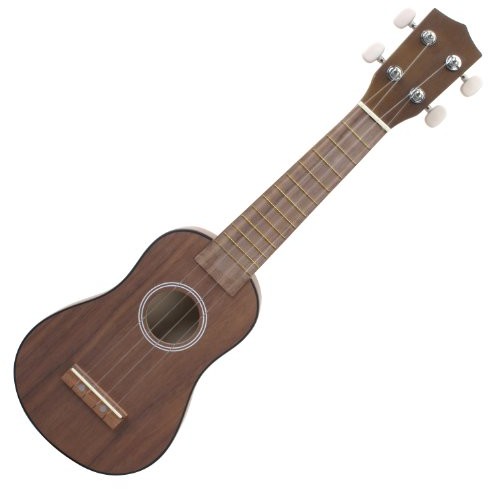 Classic Cantabile ukulele sopranowe, z drewna orzecha włoskiego Ukulele Walnuss
