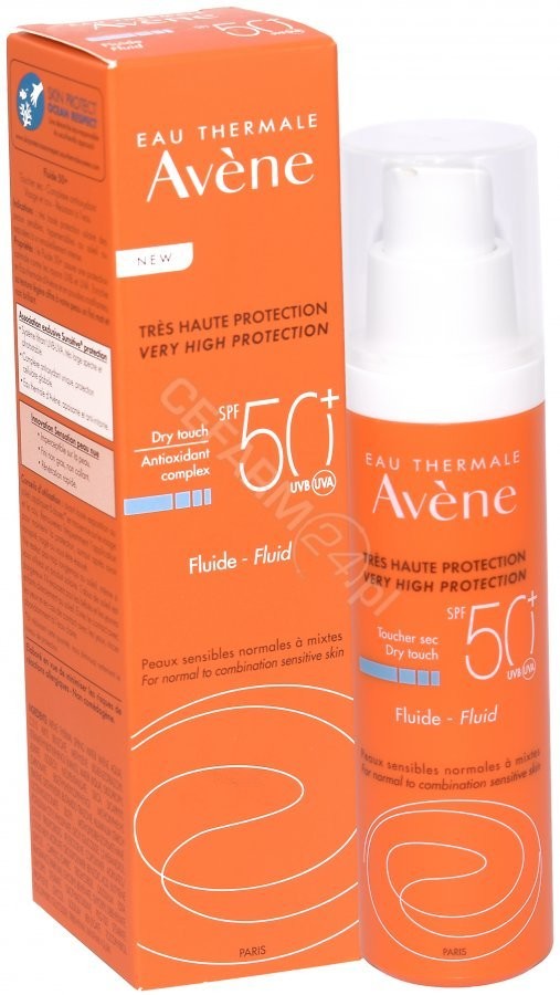 Avene 123ratio EAU THERMALE Fluid Bardzo wysoka ochrona SPF50+ Formuła suchy dotyk 50 ml 7072781