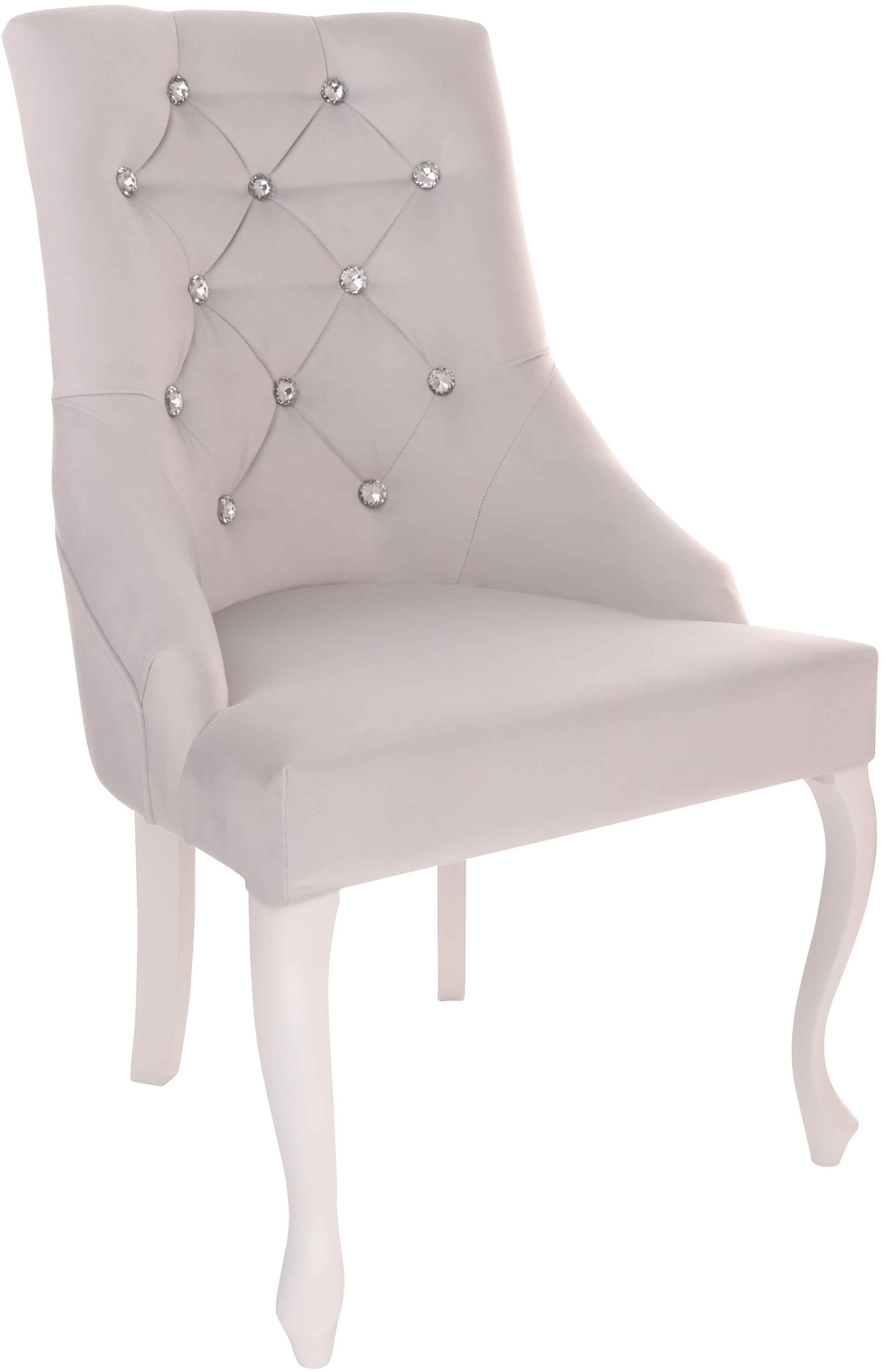 Snap Krzesło Cristal z kryształkami nogi Ludwik 4322