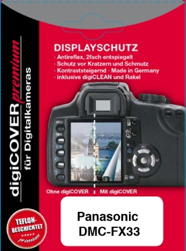 digiCover N1550 ochraniacz ekranu - ochraniacze ekranu (Panasonic DMC-FX33, aparat fotograficzny, Panasonic, przezroczysty) N1550