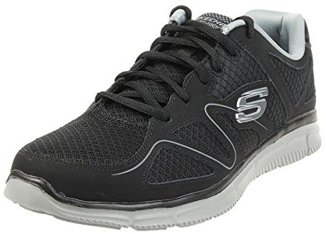 Skechers męski Sneaker Flash Point Black/Gray -  czarny -  45 EU 58350/BKGY