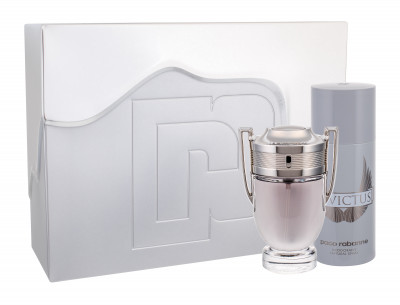 Paco Rabanne Invictus zestaw Edt 100ml + 150ml Deodorant dla mężczyzn